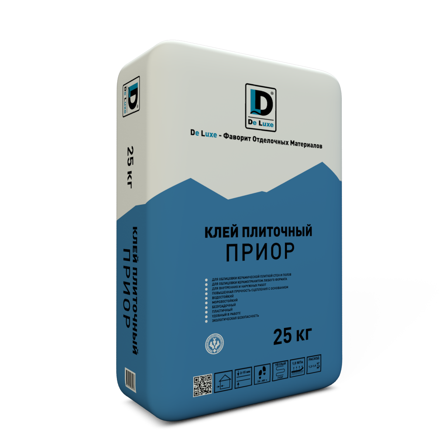 Купить клей плиточный приор, 25 кг, по цене 276 ₽ шт. в Москве | De Luxe