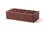 Кирпич - Облицовочный кирпич Облицовочный Одинарный : М-150 размером 120x250x65. Цвет бордовый, производство Браер кирпичный завод 