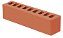 Кирпич - Облицовочный кирпич Облицовочный Евро 0,5 : М-150 размером 60x250x65. Цвет красный, производство Голицынский кирпичный завод 